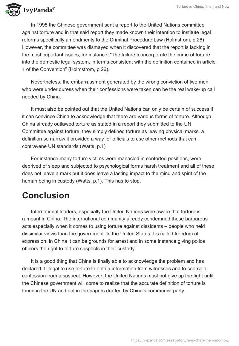 Torture in China: Then and Now. Page 5