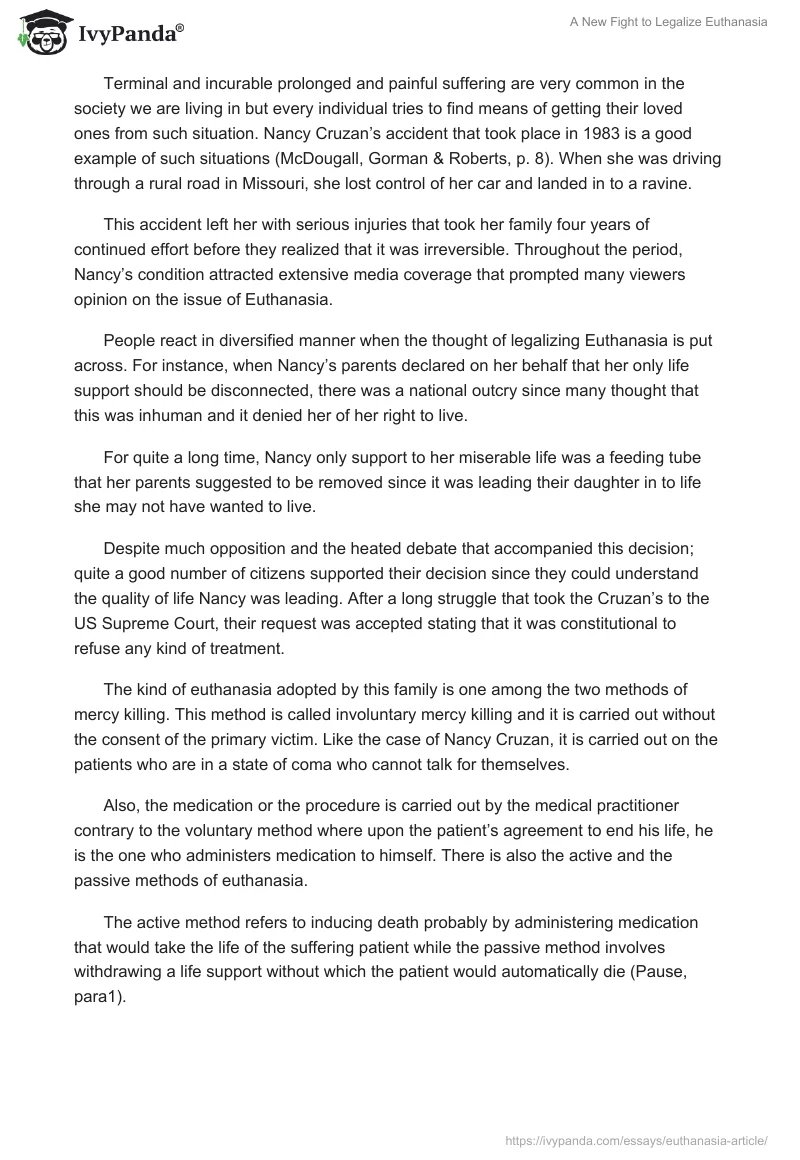 A New Fight to Legalize Euthanasia. Page 2