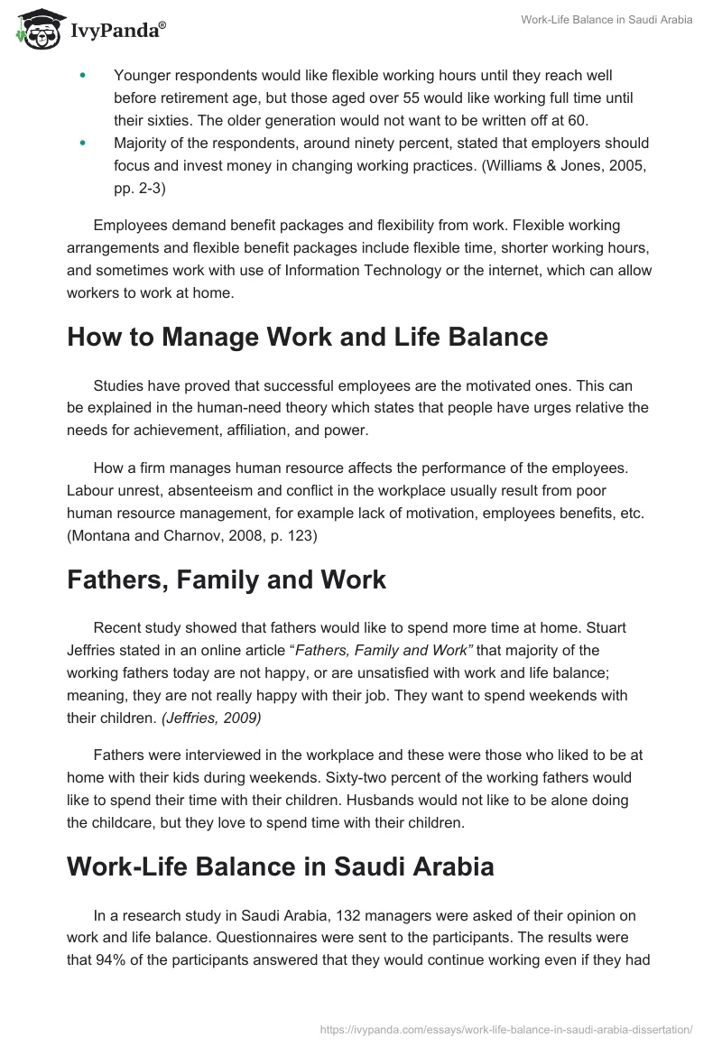 Work-Life Balance in Saudi Arabia. Page 3