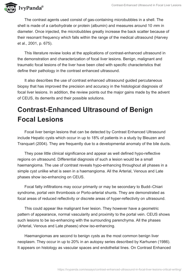 Contrast-Enhanced Ultrasound in Focal Liver Lesions. Page 3