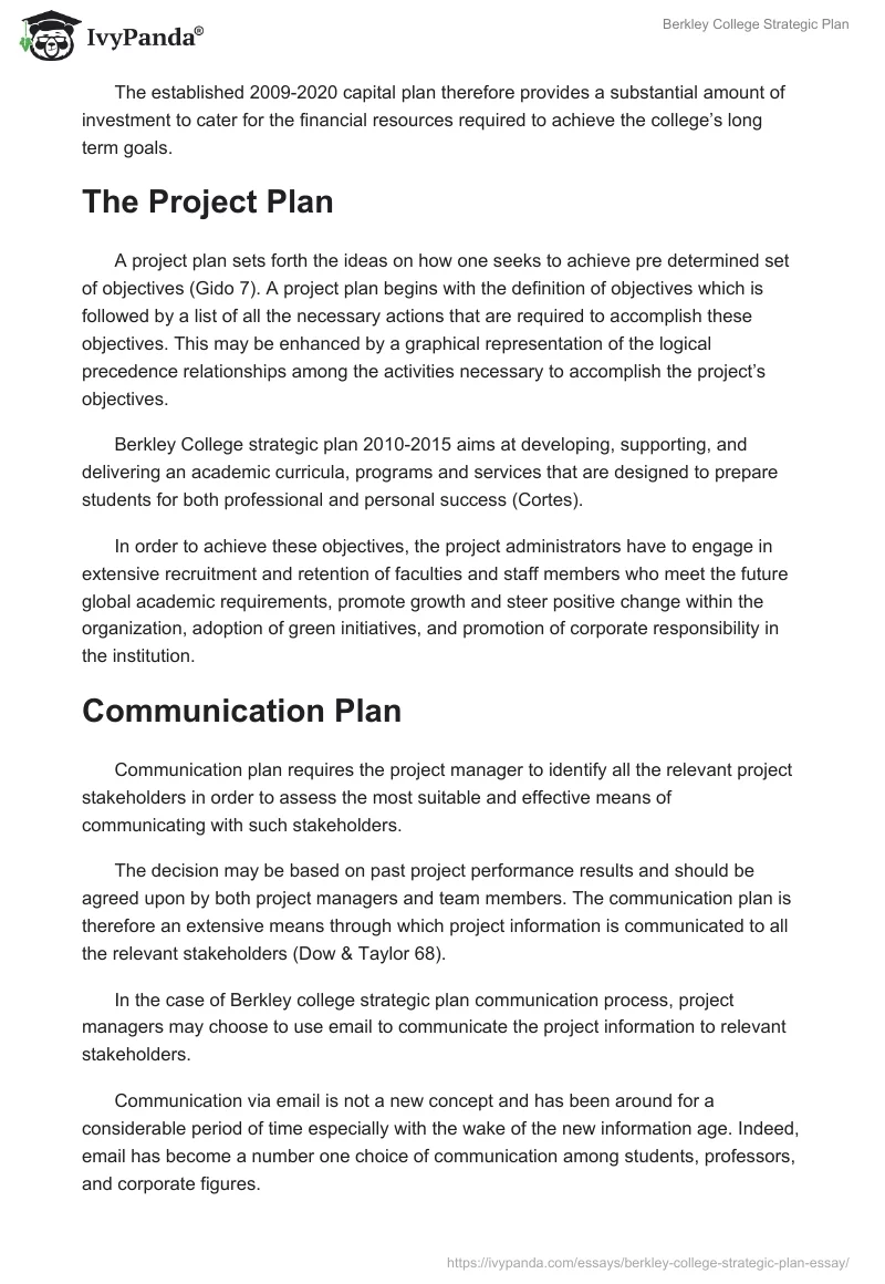 Berkley College Strategic Plan. Page 3
