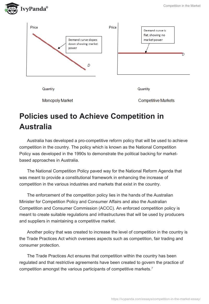 Competition in the Market. Page 4