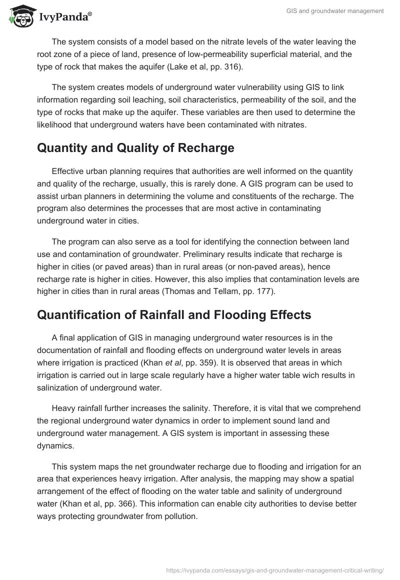 GIS and groundwater management. Page 4