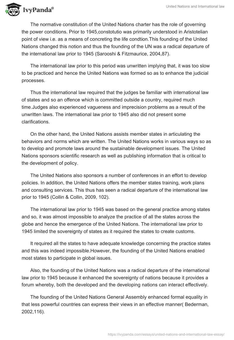 United Nations and International law. Page 4