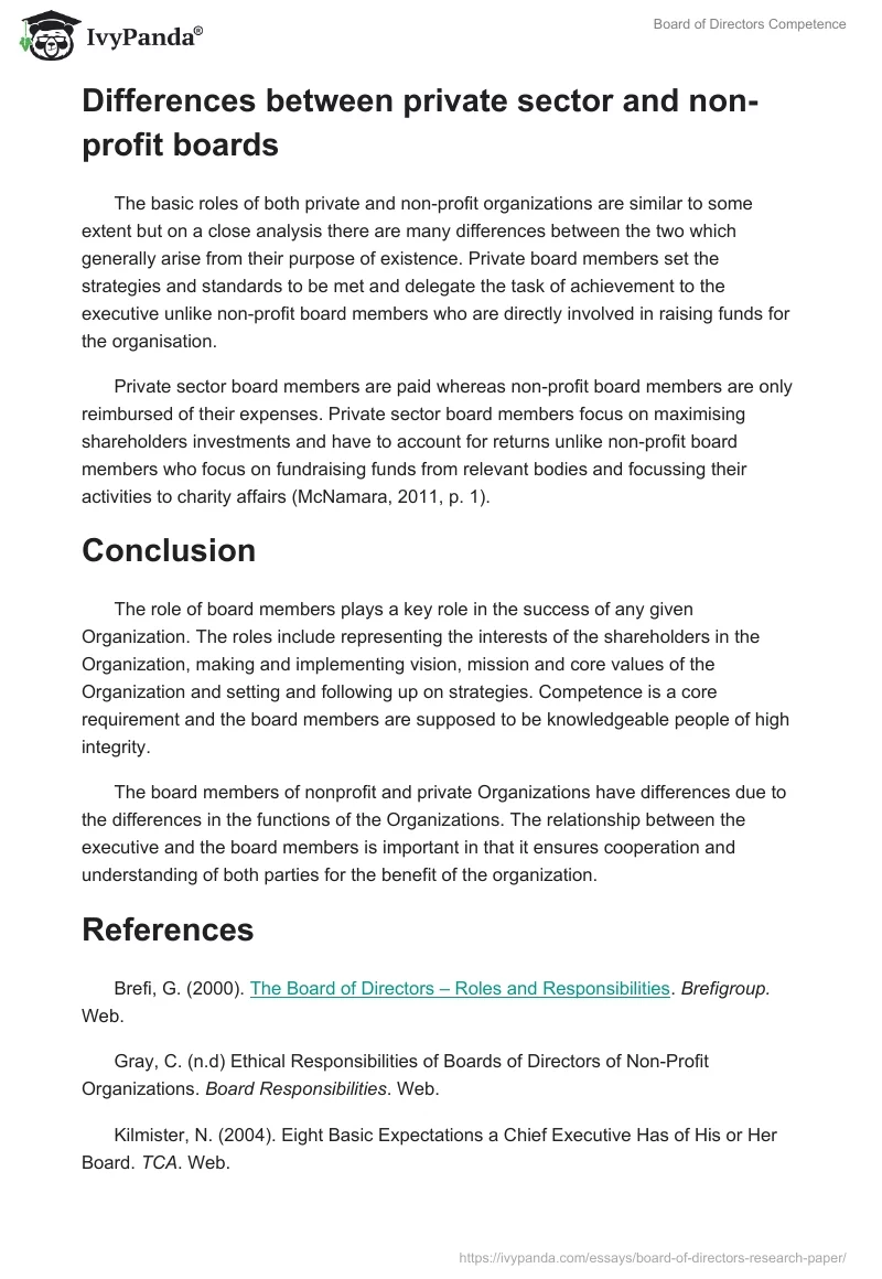 Board of Directors Competence. Page 4
