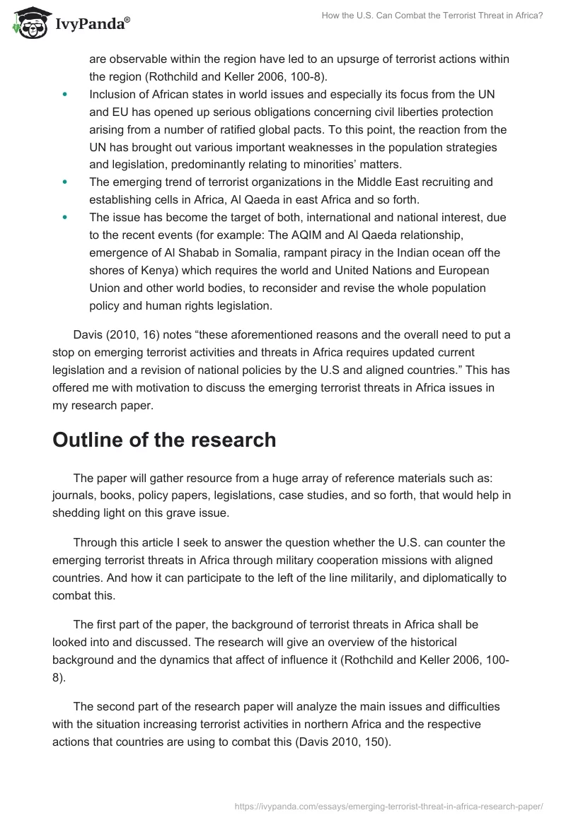 How the U.S. Can Combat the Terrorist Threat in Africa?. Page 2