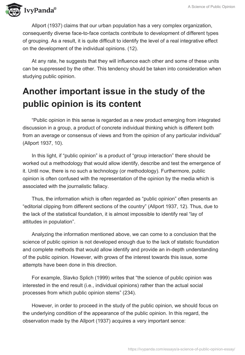 A Science of Public Opinion. Page 3