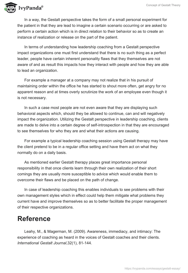 Concept of Gestalt Theory. Page 3