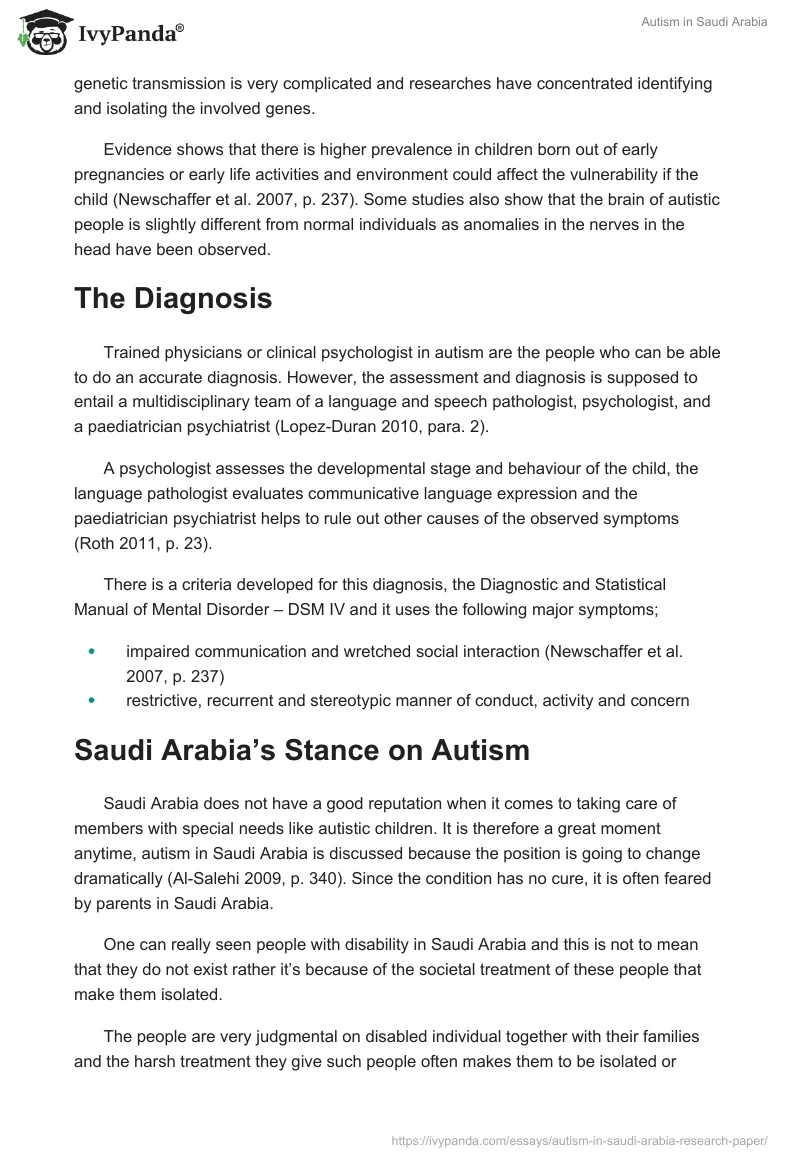 Autism in Saudi Arabia. Page 3