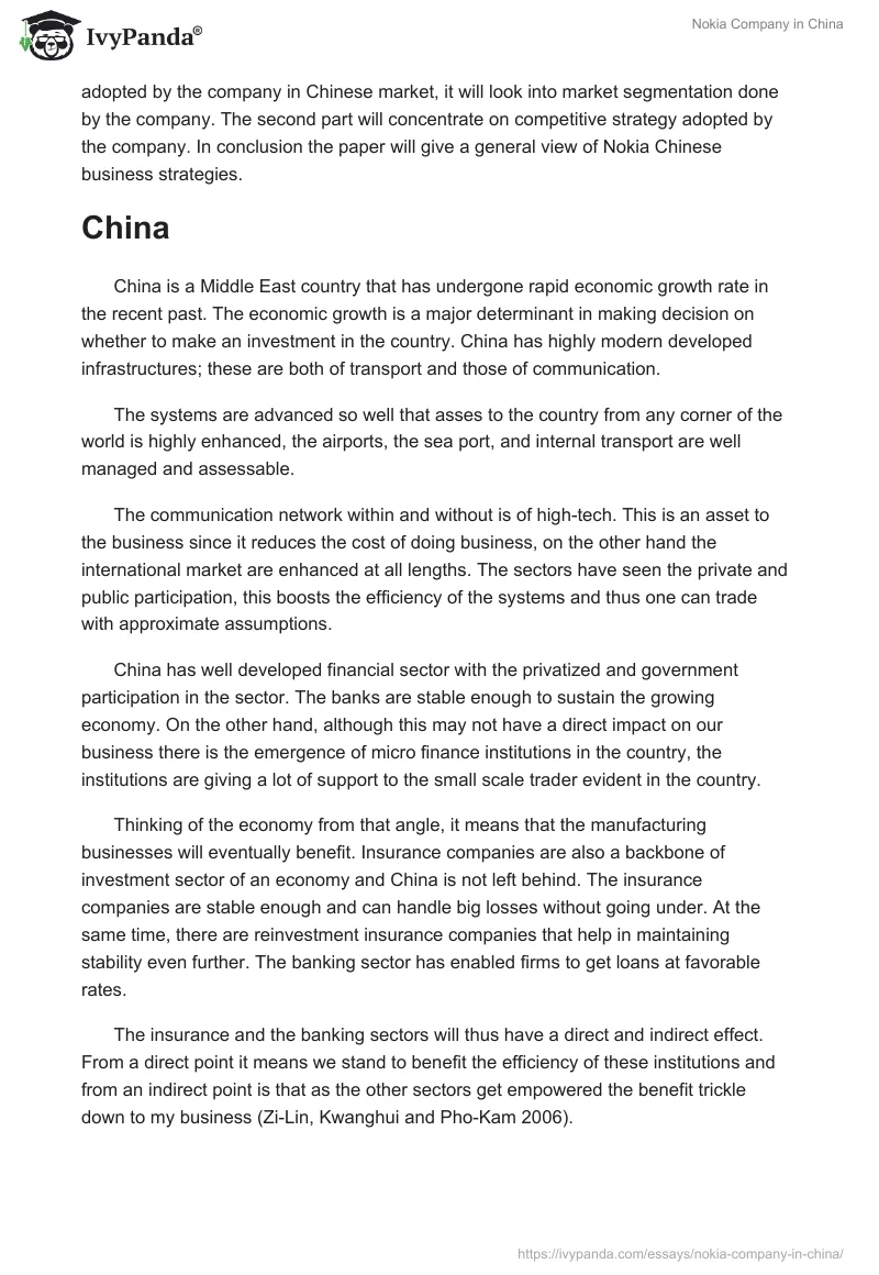 Nokia Company in China. Page 2