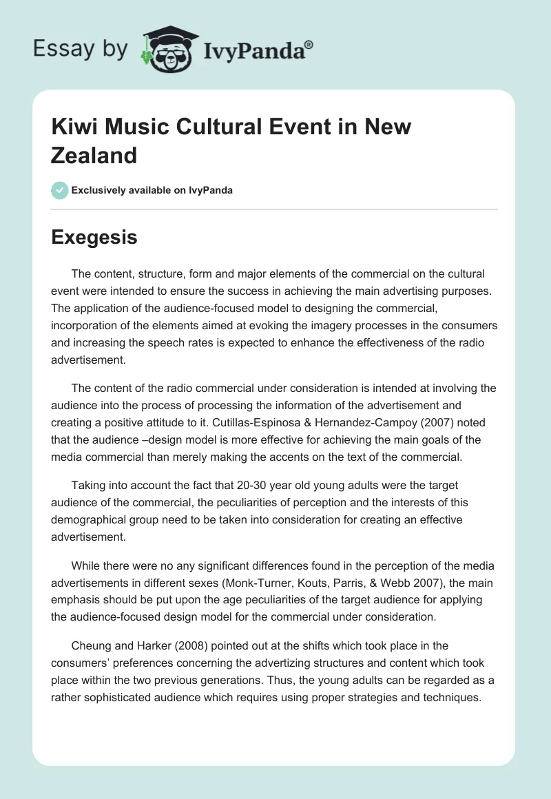 Kiwi Music Cultural Event in New Zealand. Page 1