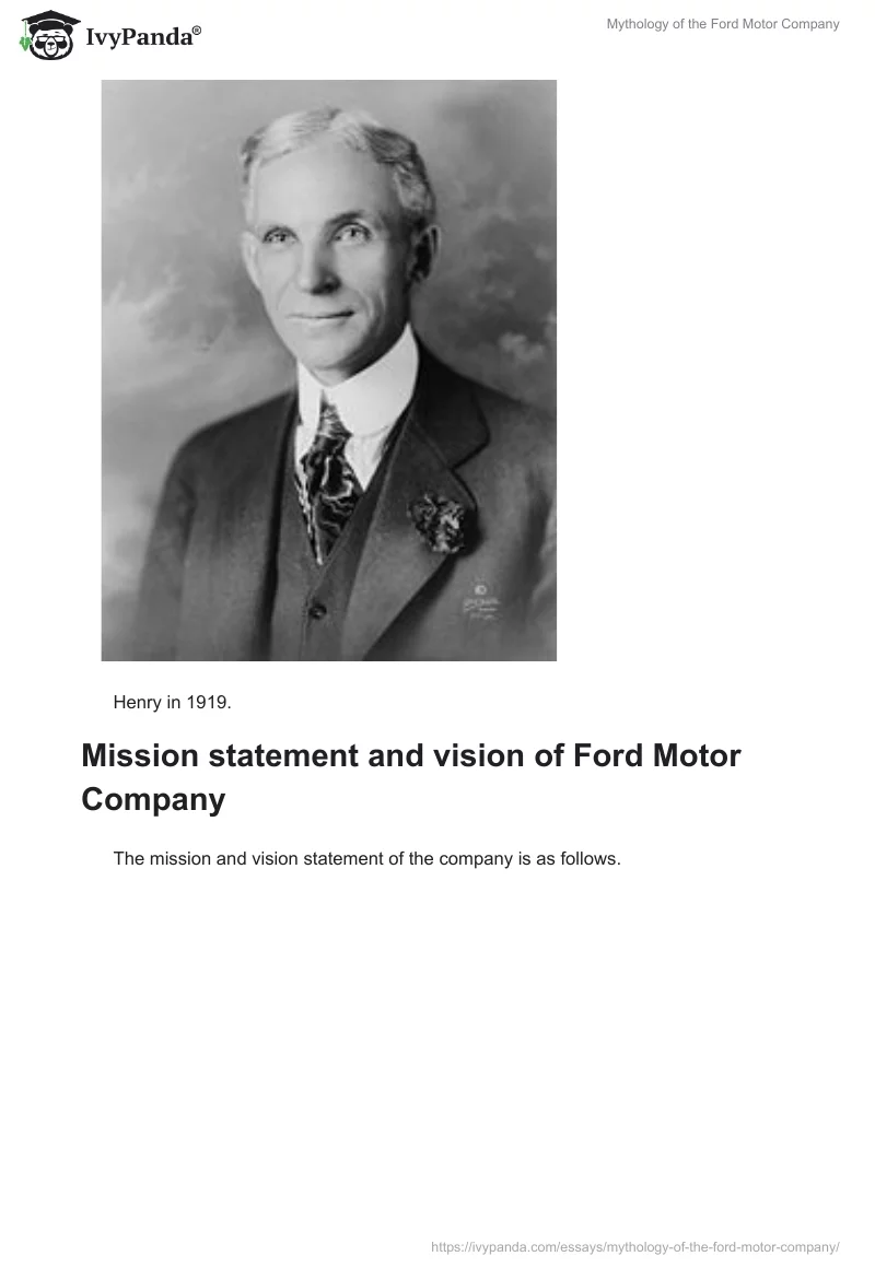Mythology of the Ford Motor Company. Page 3