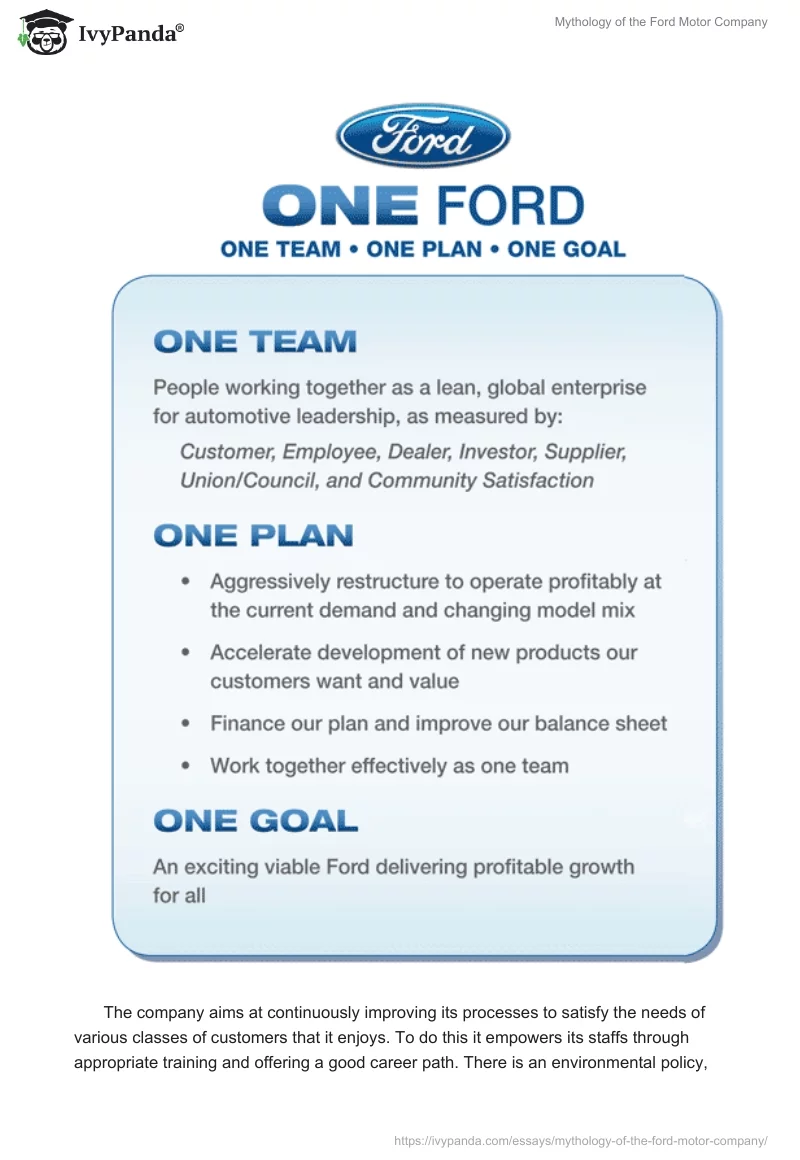 Mythology of the Ford Motor Company. Page 4