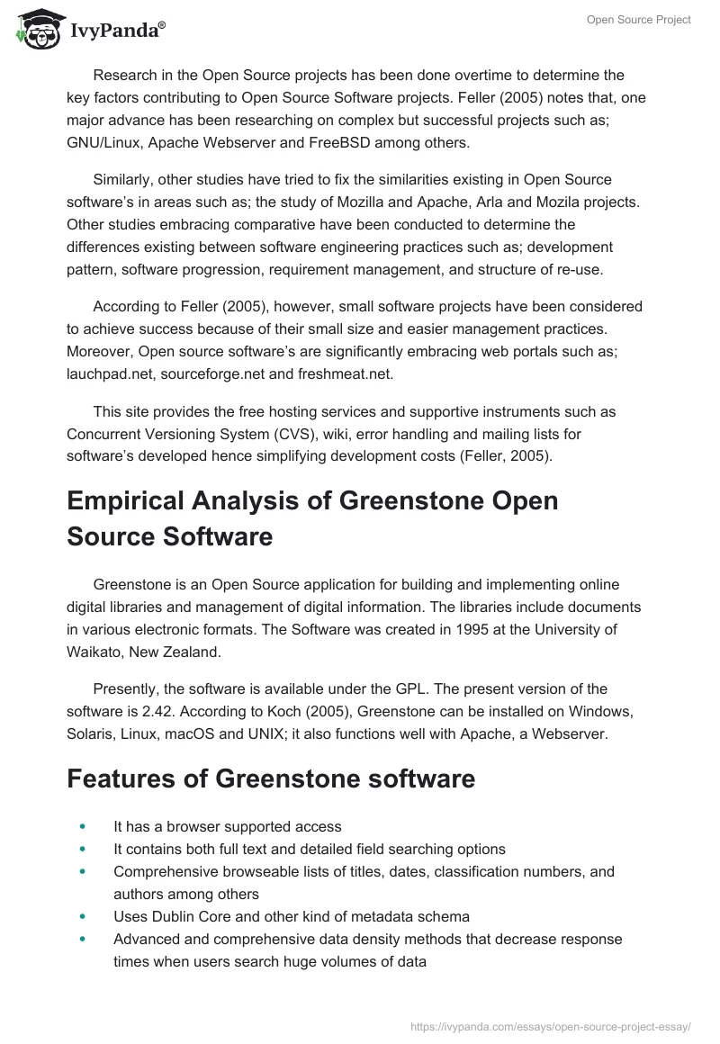 Open Source Project. Page 3