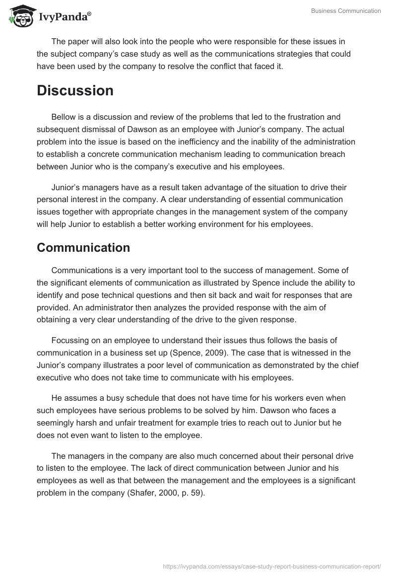 Business Communication. Page 2