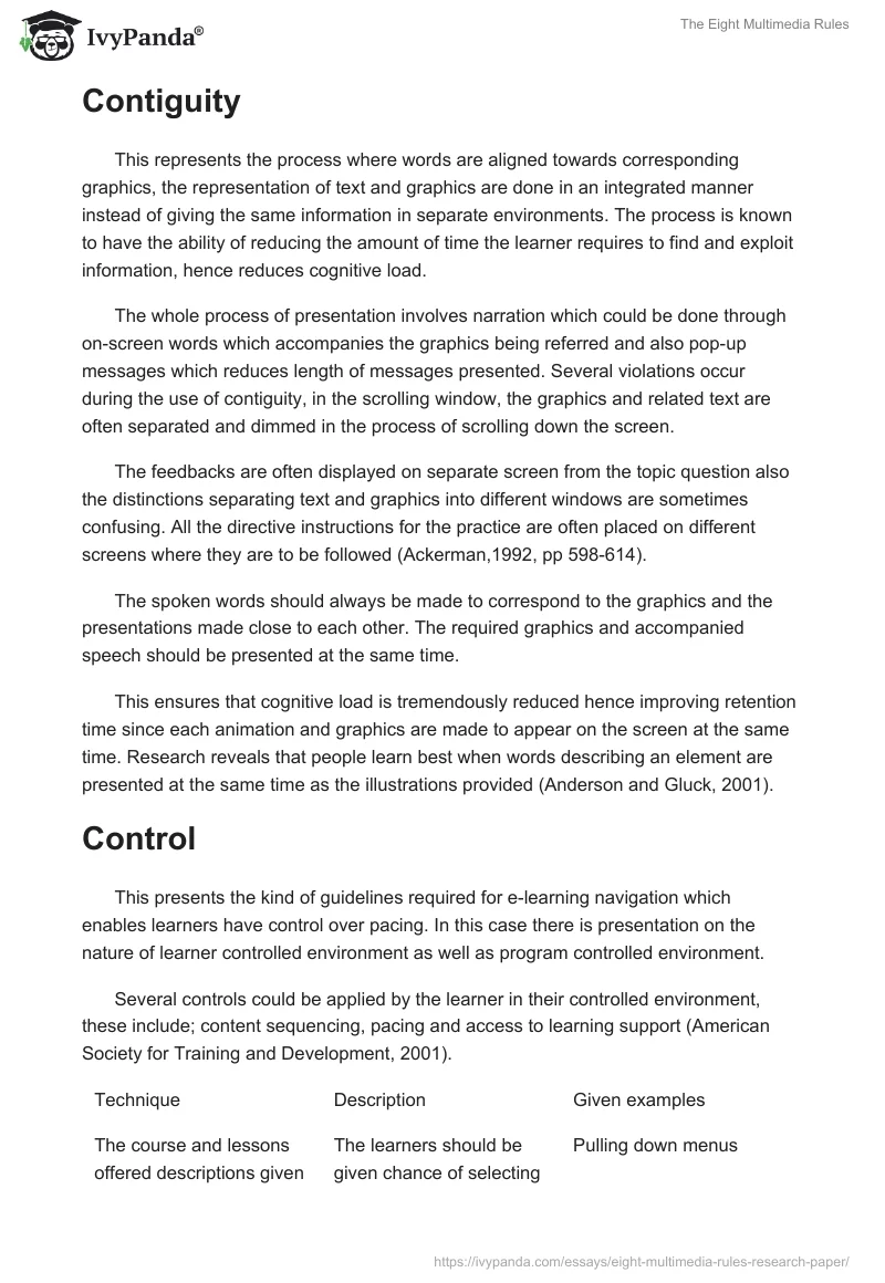The Eight Multimedia Rules. Page 2