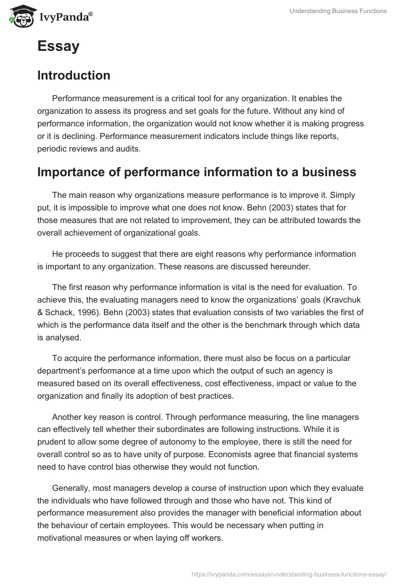 Understanding Business Functions. Page 4
