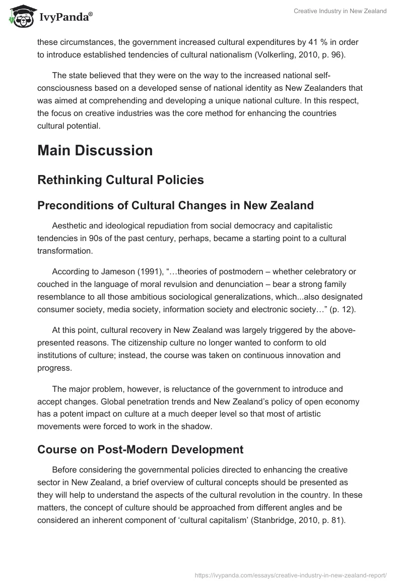 Creative Industry in New Zealand. Page 2