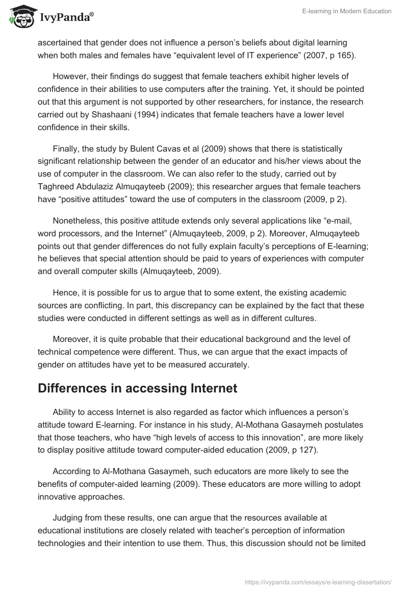 E-learning in Modern Education. Page 2