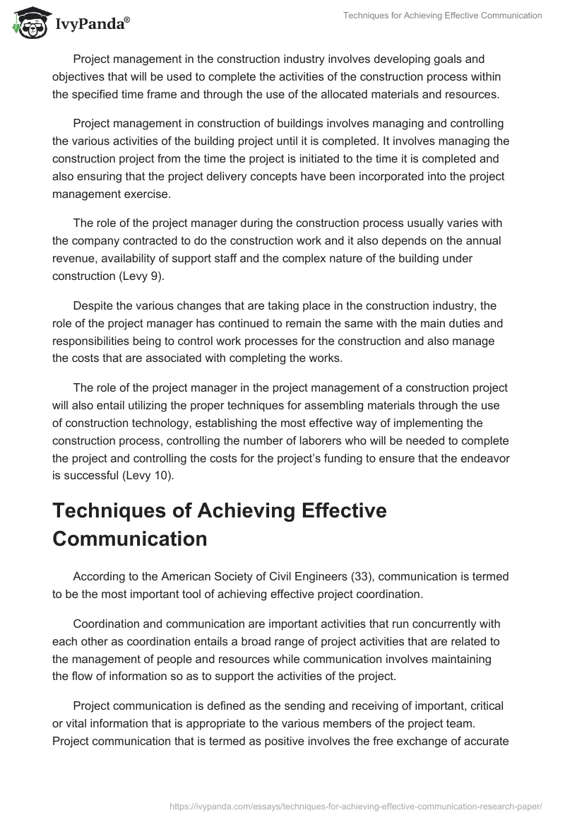 Techniques for Achieving Effective Communication. Page 2