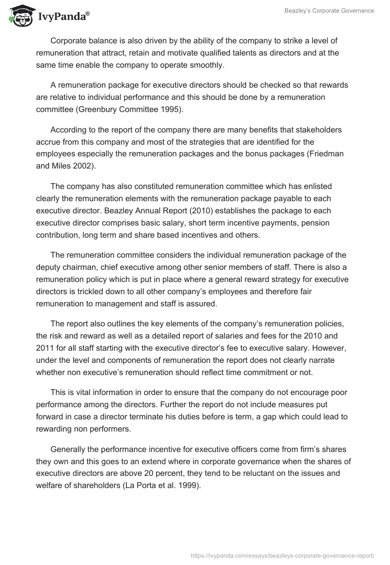 Beazley’s Corporate Governance. Page 5