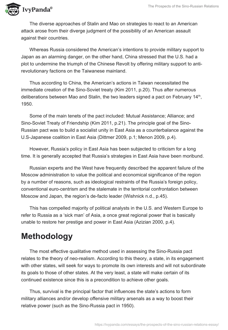 The Prospects of the Sino-Russian Relations. Page 2