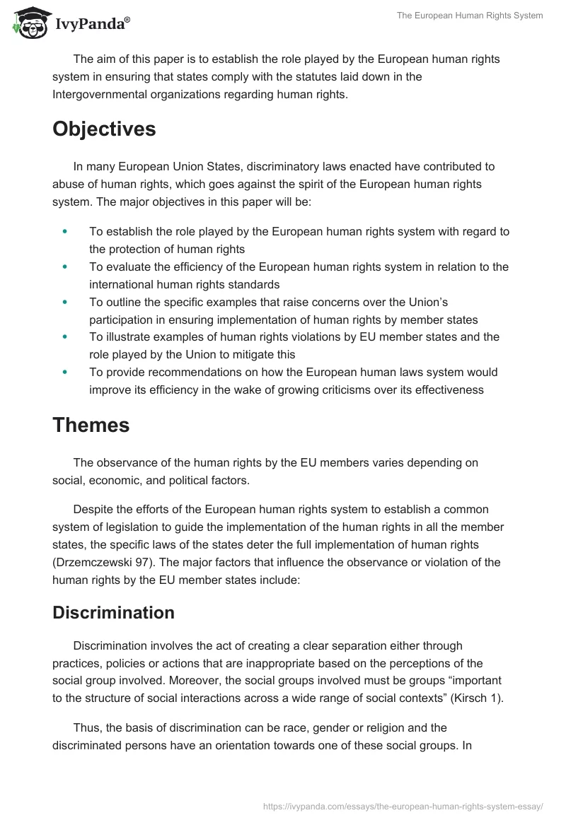 The European Human Rights System. Page 3