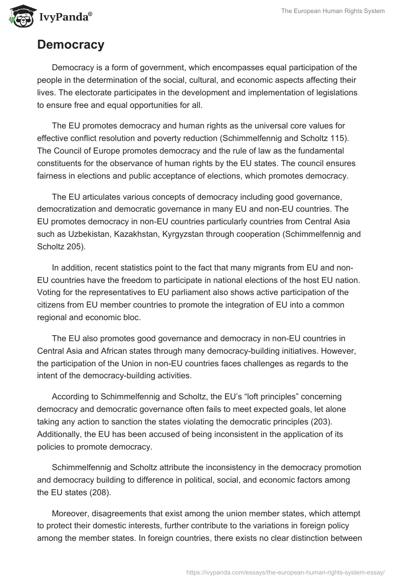 The European Human Rights System. Page 5
