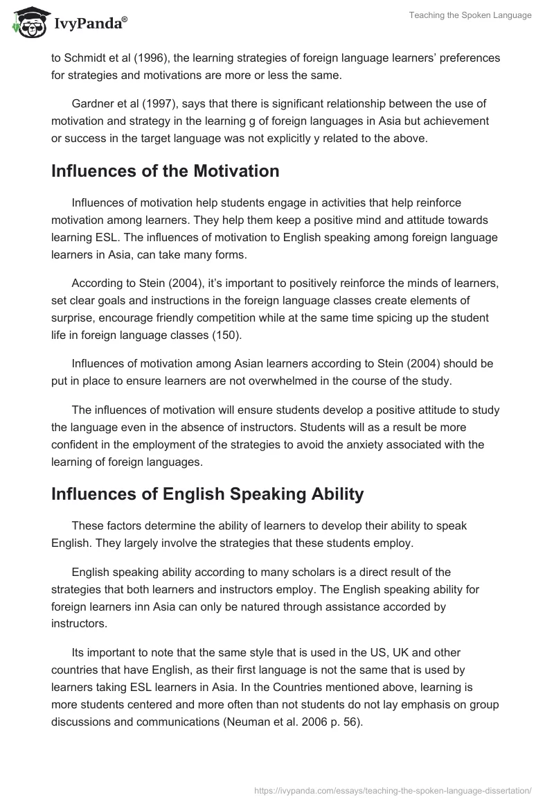 Teaching the Spoken Language. Page 3