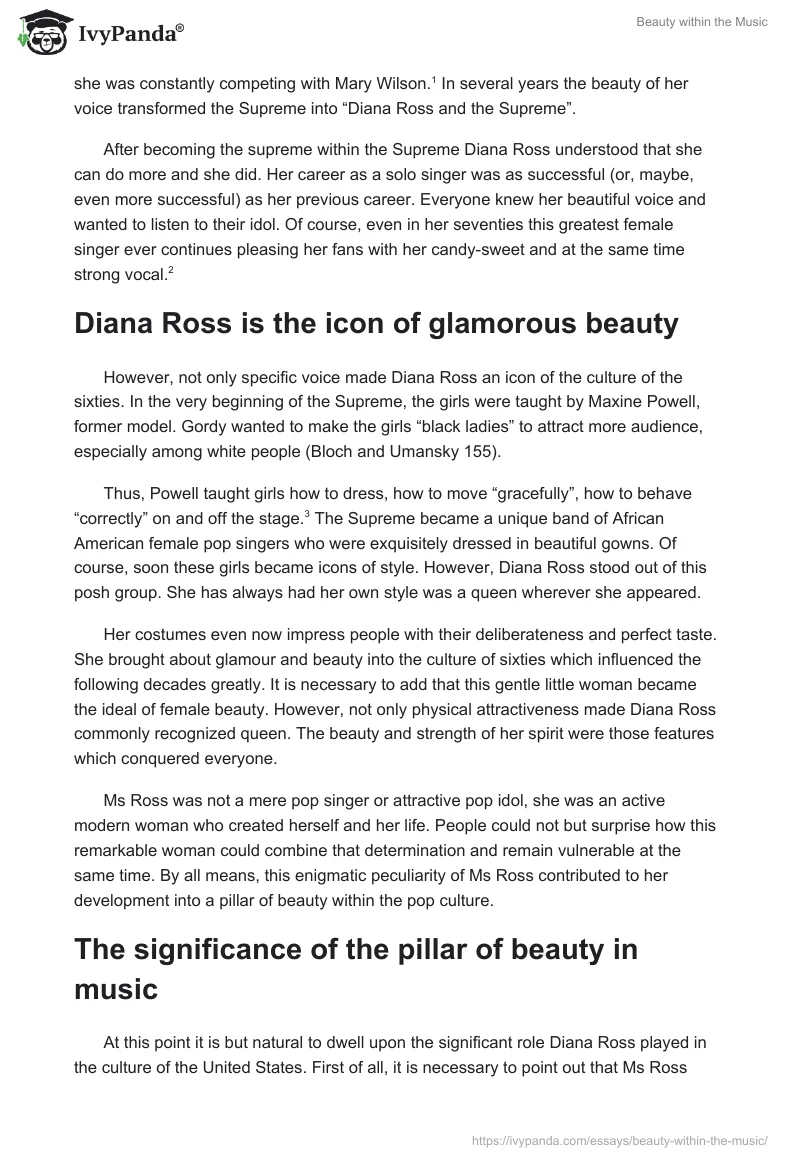 Beauty Within the Music. Page 2