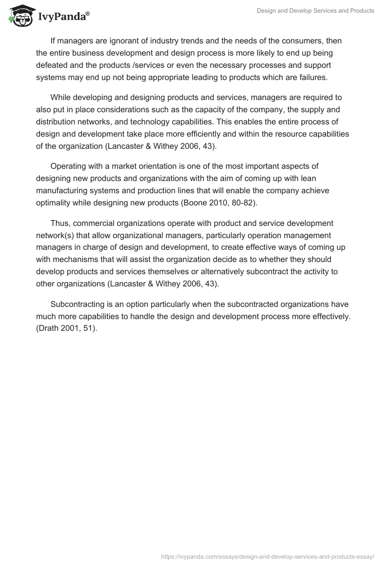 Design and Develop Services and Products. Page 3