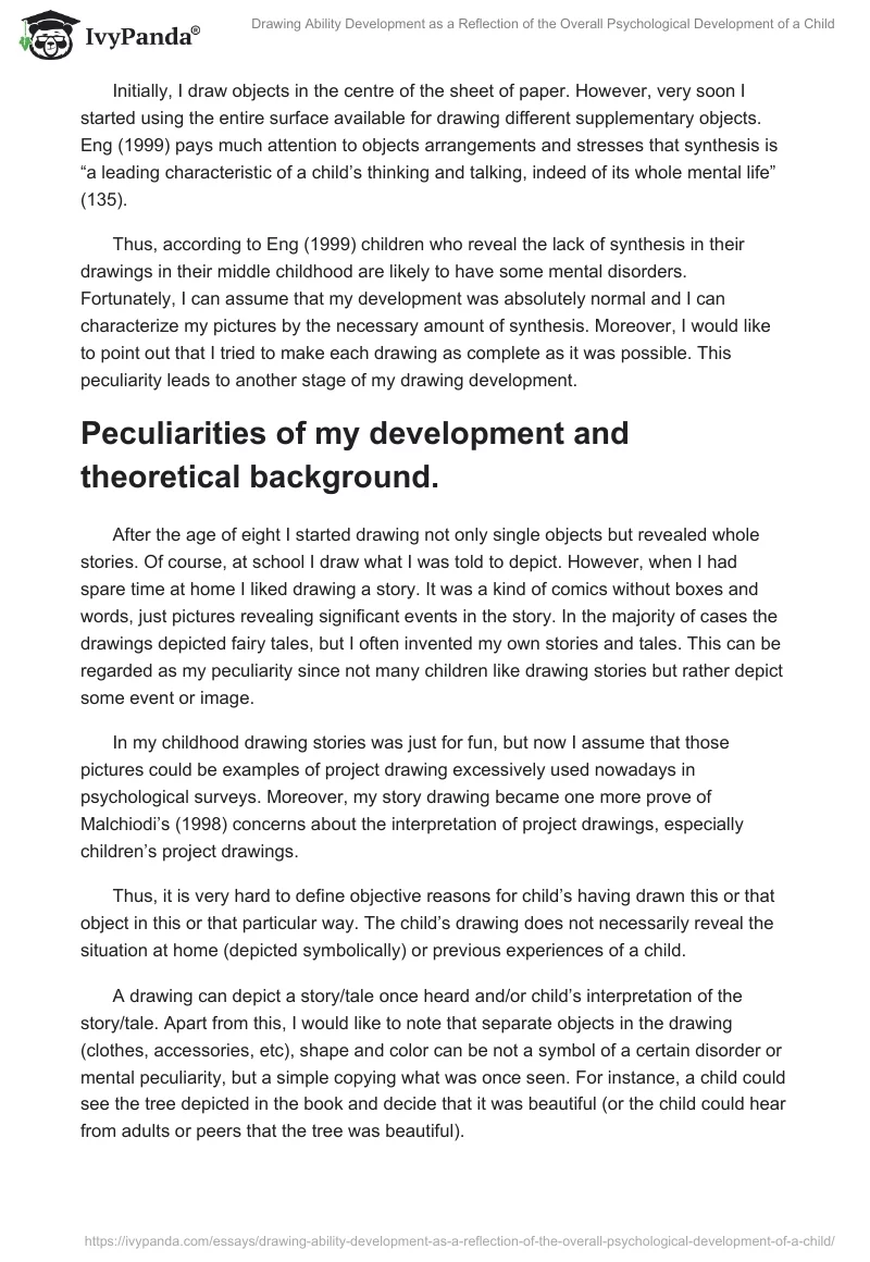 Drawing Ability Development as a Reflection of the Overall Psychological Development of a Child. Page 3