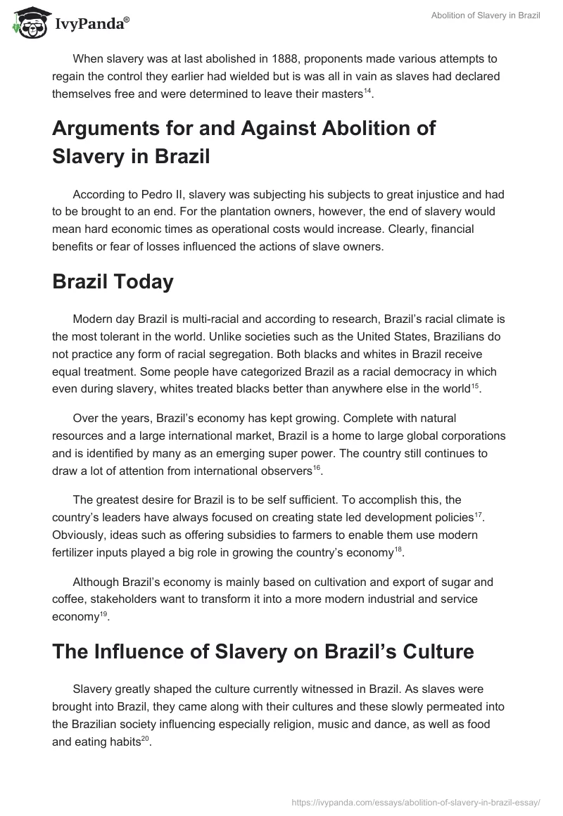 Abolition of Slavery in Brazil. Page 3
