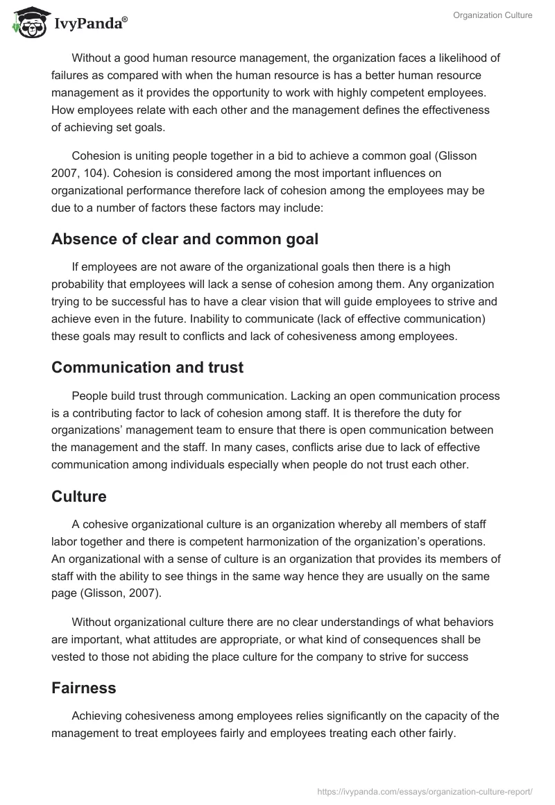 Organization Culture. Page 5