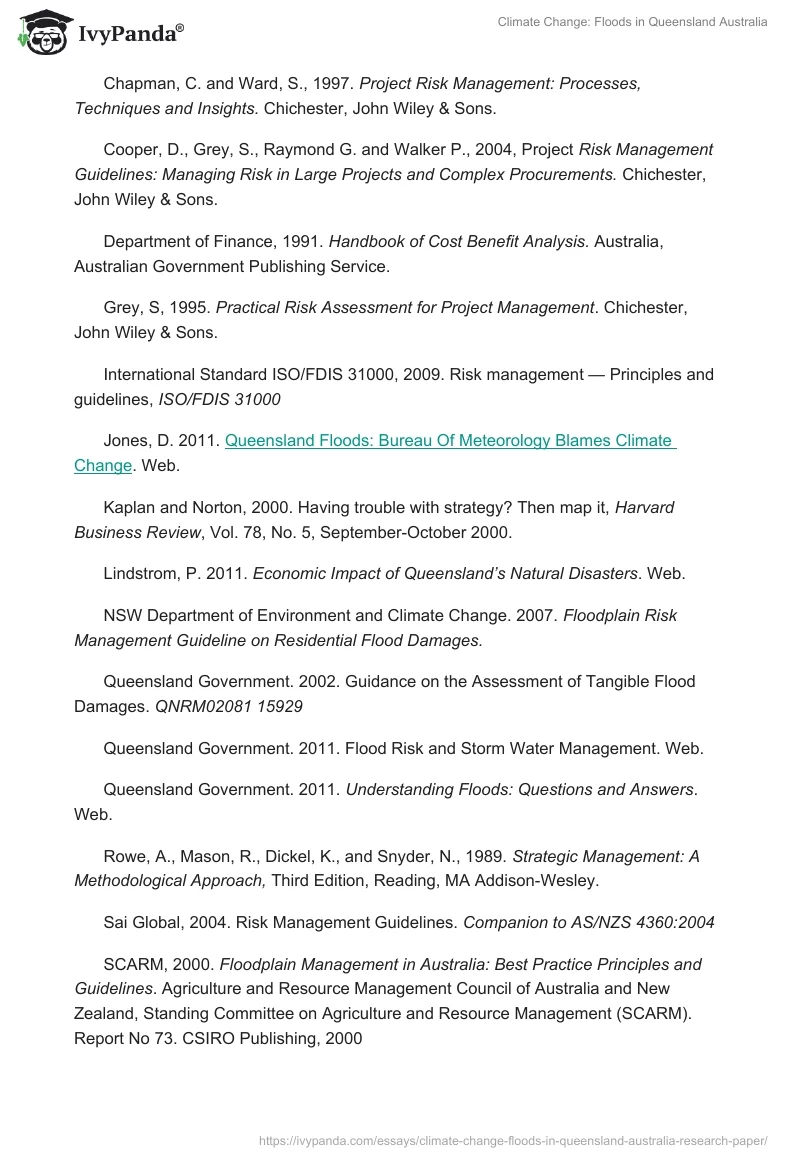 Climate Change: Floods in Queensland Australia. Page 5