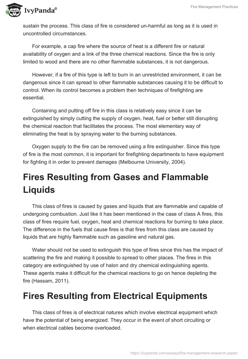 Fire Management Practices. Page 3