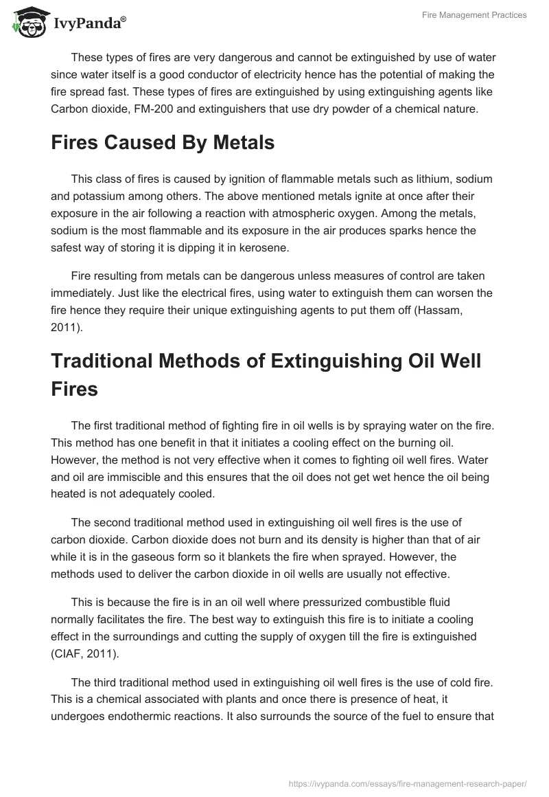 Fire Management Practices. Page 4
