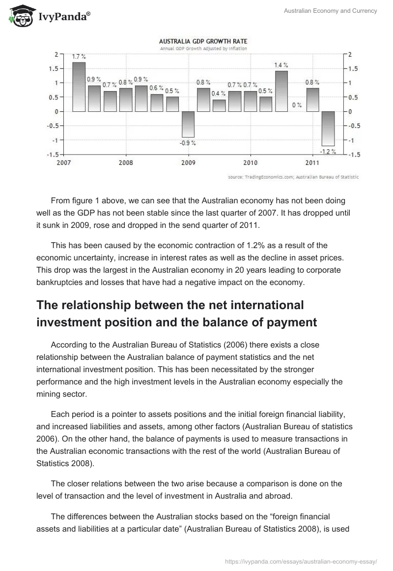 Australian Economy and Currency. Page 2