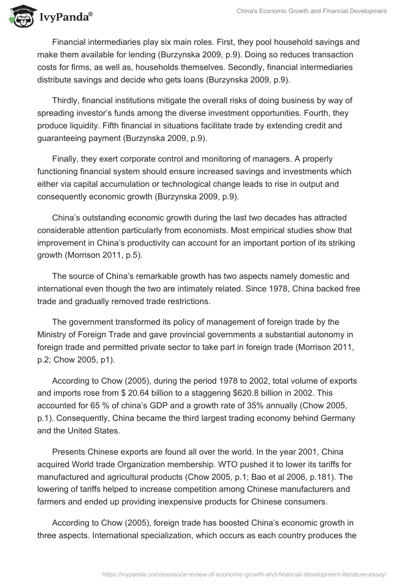 China's Economic Growth and Financial Development. Page 4