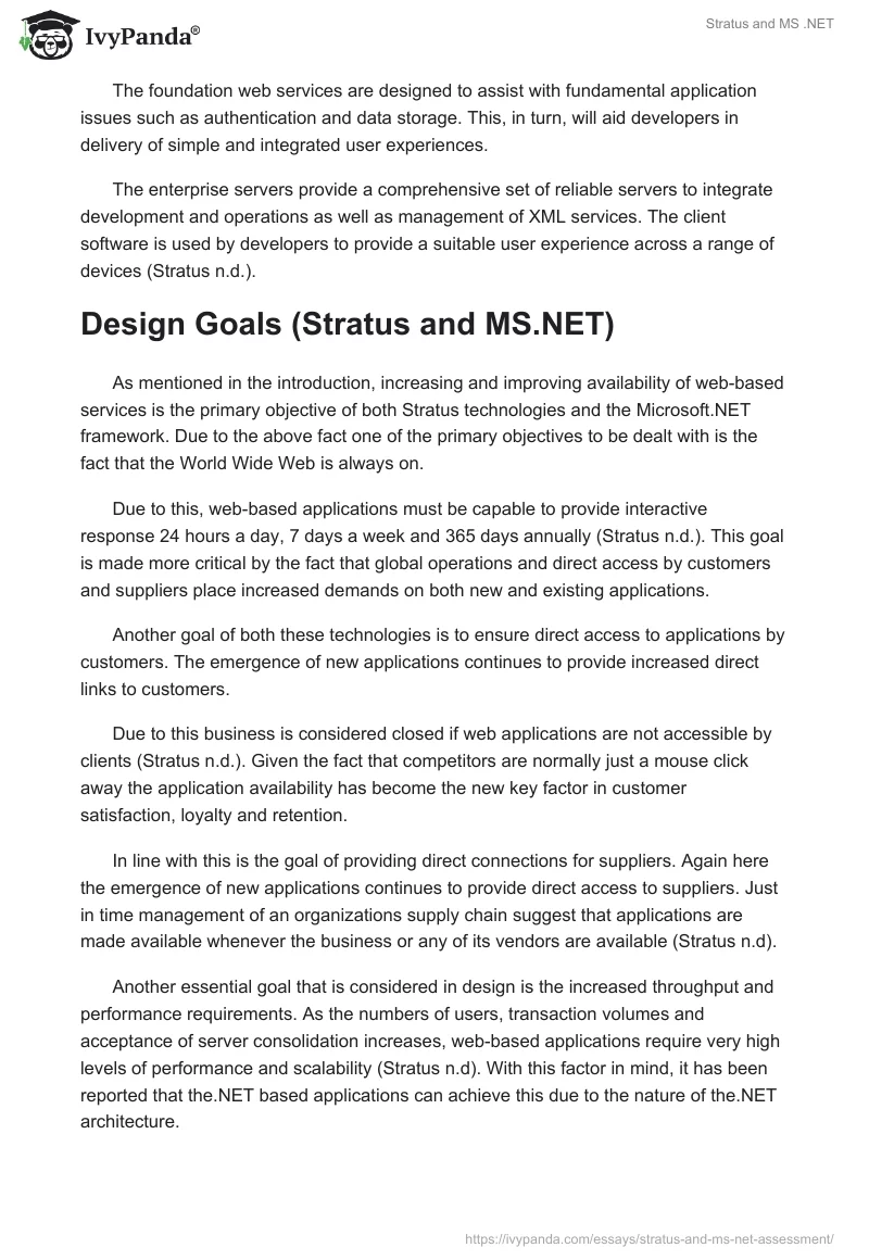 Stratus and MS .NET. Page 3