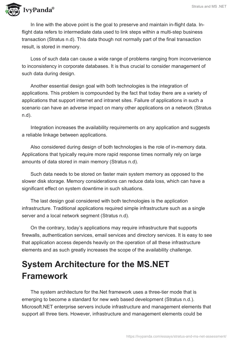 Stratus and MS .NET. Page 4