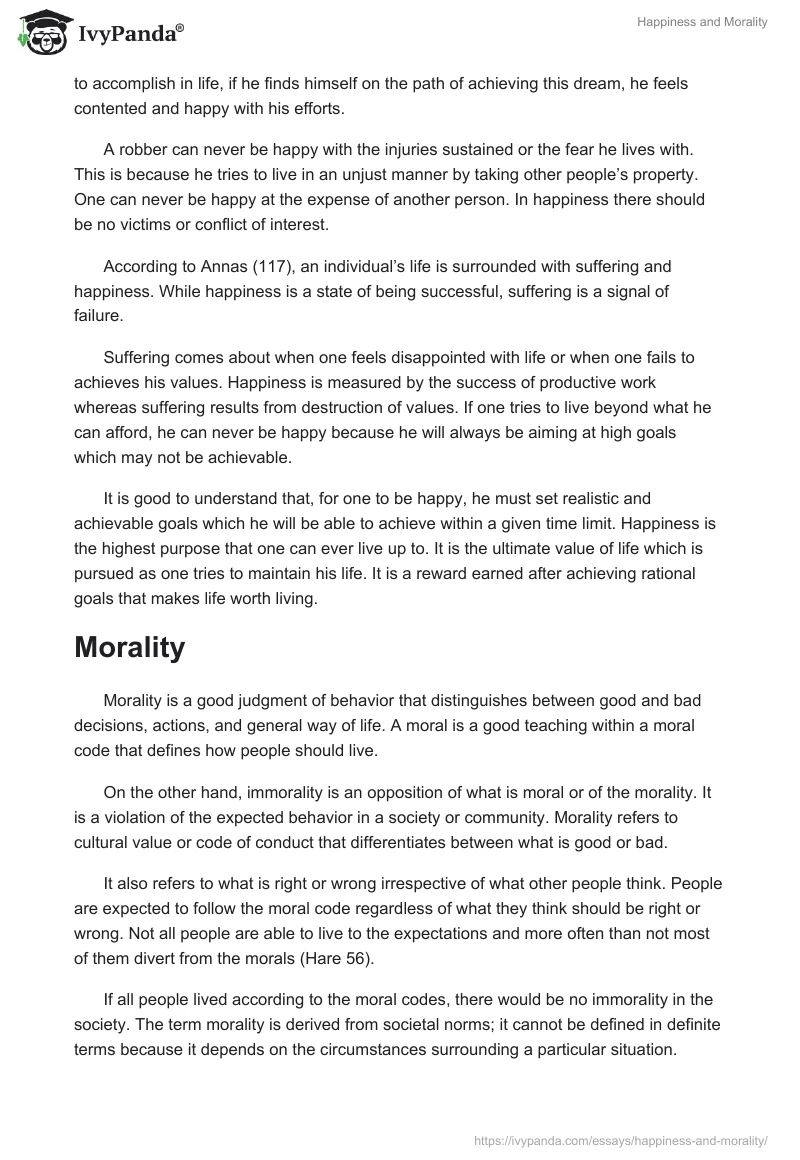 Happiness and Morality. Page 2