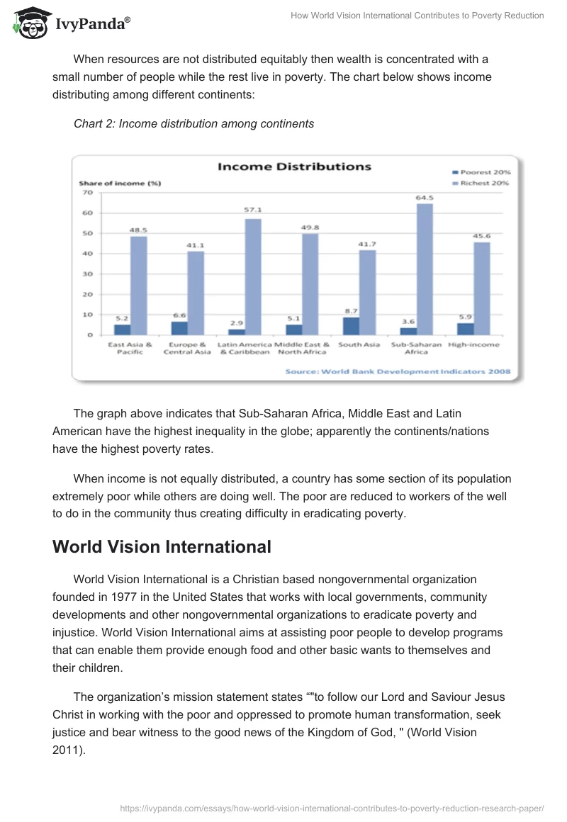 How World Vision International Contributes to Poverty Reduction. Page 4