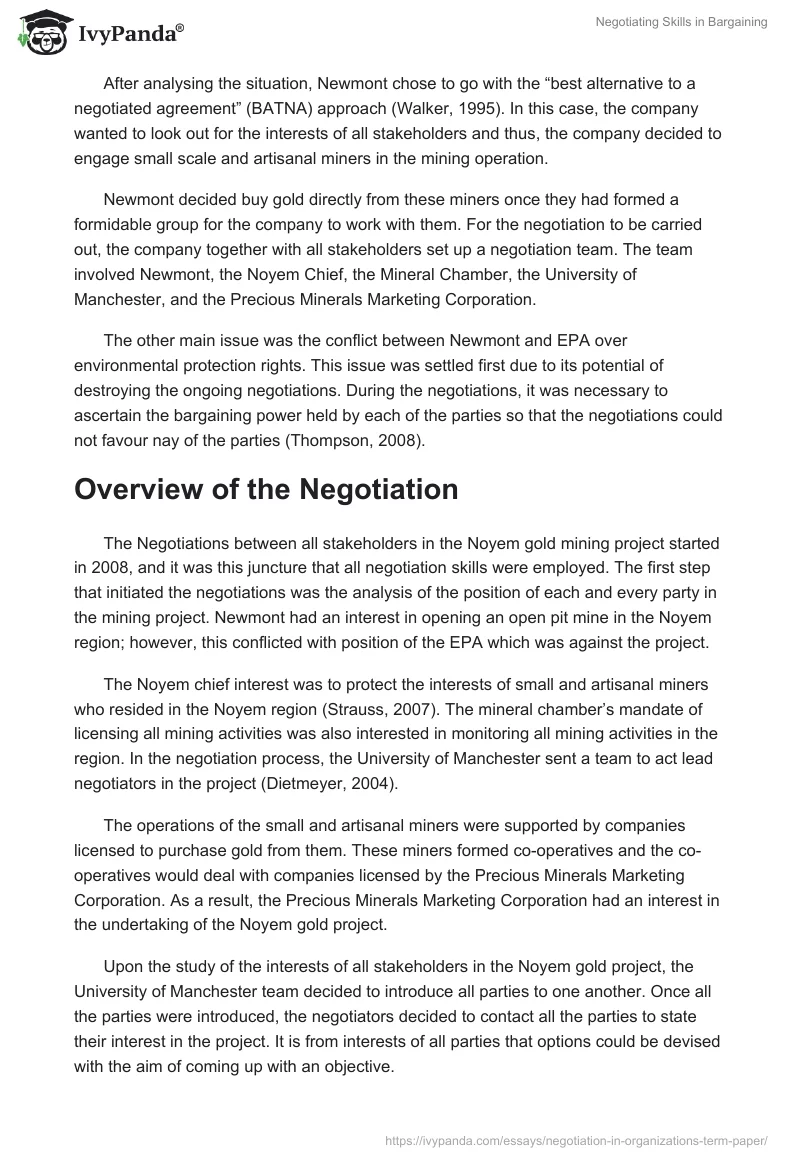 Negotiating Skills in Bargaining. Page 5