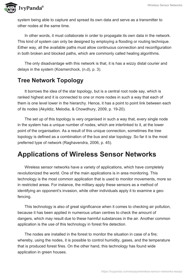 Wireless Sensor Networks. Page 4