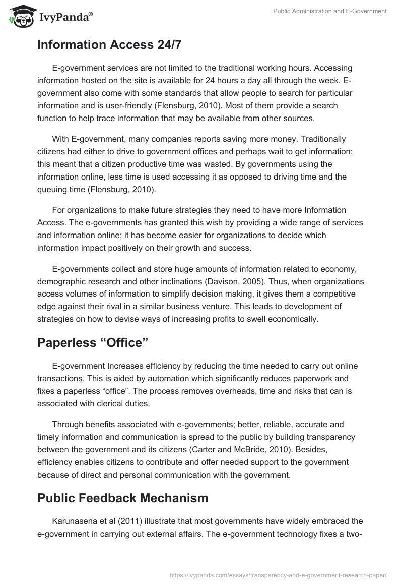 Public Administration and E-Government. Page 4