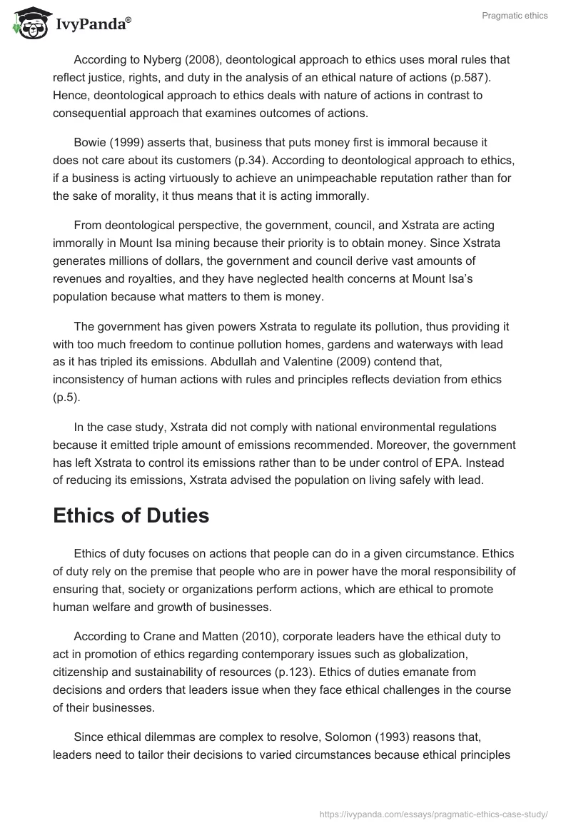 Pragmatic ethics. Page 4