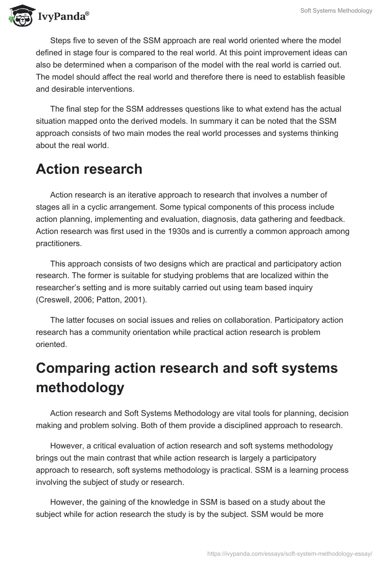 Soft Systems Methodology. Page 2
