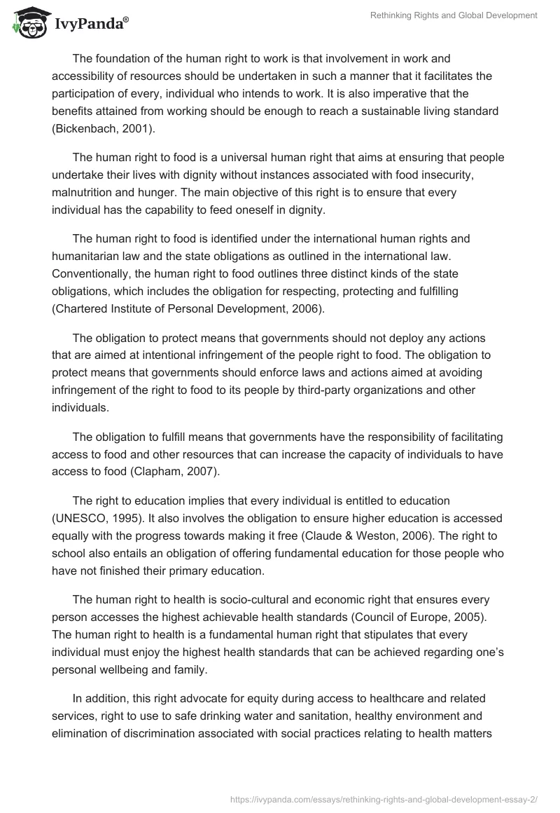 Rethinking Rights and Global Development. Page 2