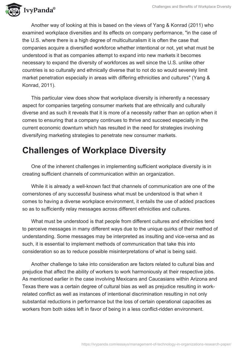 Challenges and Benefits of Workplace Diversity. Page 4
